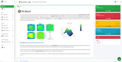 Mr.Bean: a comprehensive statistical and visualization application for modeling agricultural field trials data